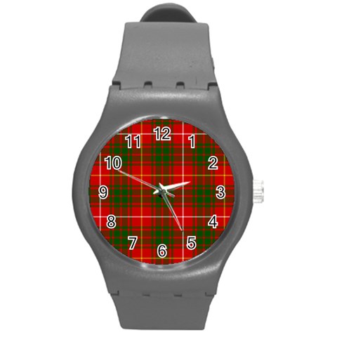 Bruce Tartan Round Plastic Sport Watch (M) from ArtsNow.com Front