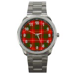 Bruce Tartan Sport Metal Watch