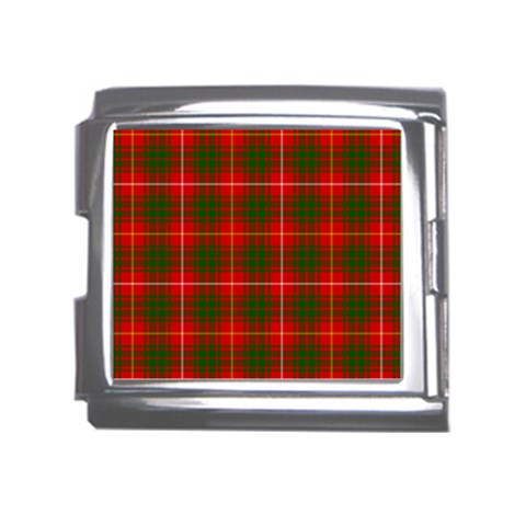 Bruce Tartan Mega Link Italian Charm (18mm) from ArtsNow.com Front