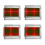 Bruce Tartan 9mm Italian Charm (4 pack)