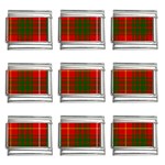 Bruce Tartan 9mm Italian Charm (9 pack)