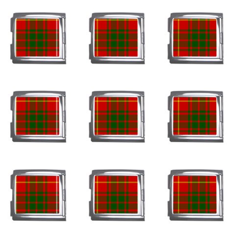 Bruce Tartan Mega Link Italian Charm (9 pack) from ArtsNow.com Front