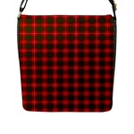 Bruce Tartan Flap Closure Messenger Bag (L)