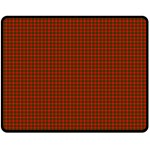 Bruce Tartan Double Sided Fleece Blanket (Medium) (Two Sides)