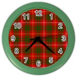 Bruce Tartan Color Wall Clock