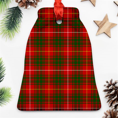 Bruce Tartan Ornament (Bell) from ArtsNow.com Front