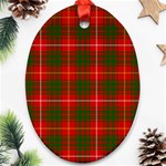 Bruce Tartan Ornament (Oval)