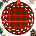 Bruce Tartan Ornament (Round Filigree)