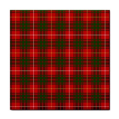 Bruce Tartan Tile Coaster from ArtsNow.com Front