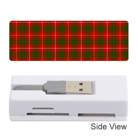 Bruce Tartan Memory Card Reader (Stick) from ArtsNow.com Front