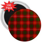 Bruce Tartan 3  Magnet (100 pack)