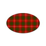Bruce Tartan Sticker (Oval)