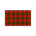 Bruce Tartan Sticker (Rectangular)