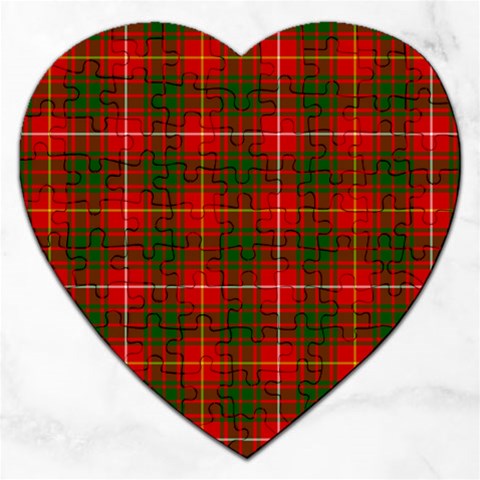 Bruce Tartan Jigsaw Puzzle (Heart) from ArtsNow.com Front