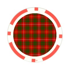 Bruce Tartan Poker Chip Card Guard (10 pack) from ArtsNow.com Front