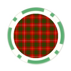 Bruce Tartan Poker Chip Card Guard (10 pack) from ArtsNow.com Front
