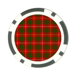 Bruce Tartan Poker Chip Card Guard (10 pack) from ArtsNow.com Back