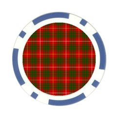 Bruce Tartan Poker Chip Card Guard (10 pack) from ArtsNow.com Back