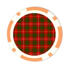 Bruce Tartan Poker Chip Card Guard (10 pack) from ArtsNow.com Back