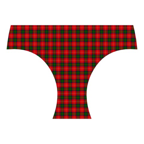 Chisholm Tartan Women s Halter One Piece Swimsuit from ArtsNow.com Front Bottom