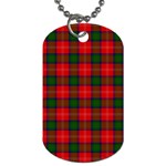 Chisholm Tartan Dog Tag (One Side)