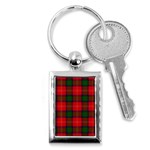 Chisholm Tartan Key Chain (Rectangle)