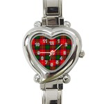 Chisholm Tartan Heart Italian Charm Watch