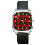 Chisholm Tartan Square Metal Watch