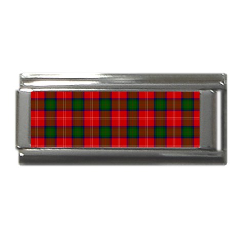 Chisholm Tartan Superlink Italian Charm (9mm) from ArtsNow.com Front