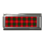 Chisholm Tartan Superlink Italian Charm (9mm)