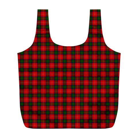 Chisholm Tartan Full Print Recycle Bag (L) from ArtsNow.com Front