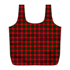 Chisholm Tartan Full Print Recycle Bag (L) from ArtsNow.com Back