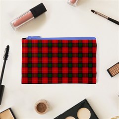 Chisholm Tartan Canvas Cosmetic Bag (XS) from ArtsNow.com Front