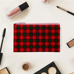 Chisholm Tartan Canvas Cosmetic Bag (XS) from ArtsNow.com Front