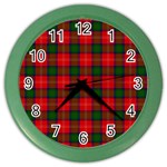 Chisholm Tartan Color Wall Clock