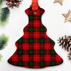 Chisholm Tartan Christmas Tree Ornament (Two Sides) from ArtsNow.com Back