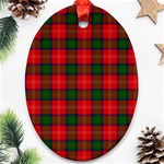Chisholm Tartan Ornament (Oval)