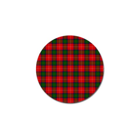 Chisholm Tartan Golf Ball Marker (4 pack) from ArtsNow.com Front