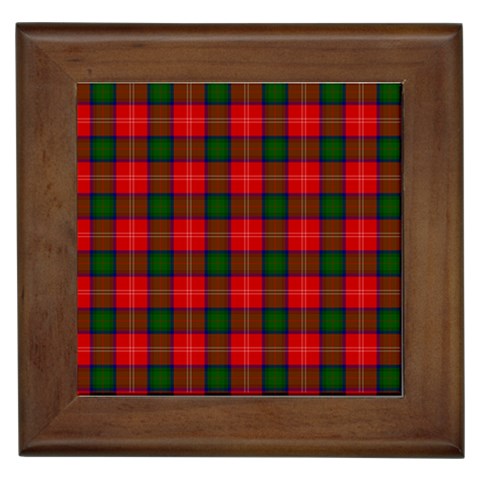 Chisholm Tartan Framed Tile from ArtsNow.com Front