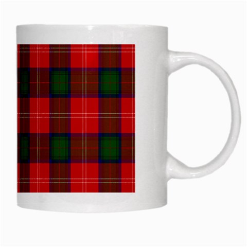 Chisholm Tartan White Mug from ArtsNow.com Right