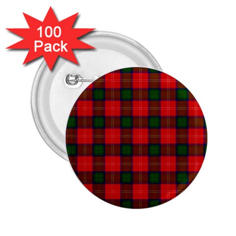 Chisholm Tartan 2.25  Button (100 pack) from ArtsNow.com Front