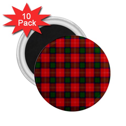 Chisholm Tartan 2.25  Magnet (10 pack) from ArtsNow.com Front