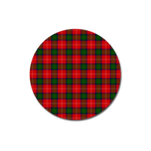 Chisholm Tartan Magnet 3  (Round) from ArtsNow.com Front