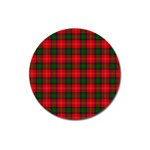 Chisholm Tartan Magnet 3  (Round)