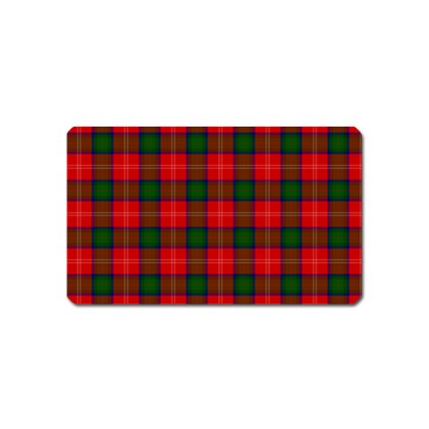 Chisholm Tartan Magnet (Name Card) from ArtsNow.com Front