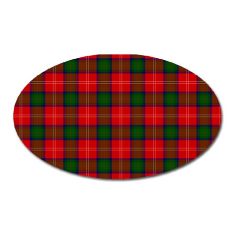 Chisholm Tartan Magnet (Oval) from ArtsNow.com Front