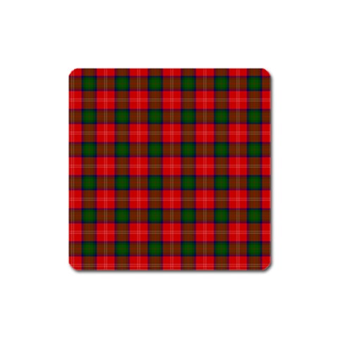 Chisholm Tartan Magnet (Square) from ArtsNow.com Front