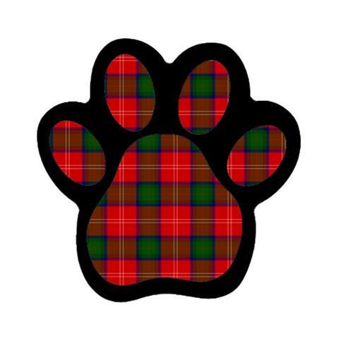 Chisholm Tartan Magnet (Paw Print) from ArtsNow.com Front