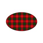 Chisholm Tartan Sticker Oval (100 pack)