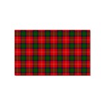 Chisholm Tartan Sticker (Rectangular)